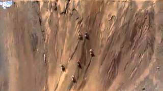 Motos subiendo una pared - Impresionante