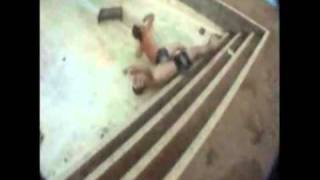 Caida tobogán sin agua