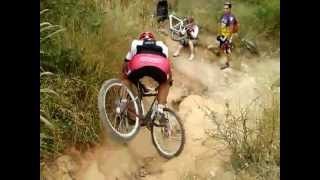 Caida en bicicleta con golpe en la cara