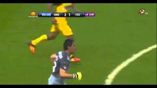 Gol de palomita del portero