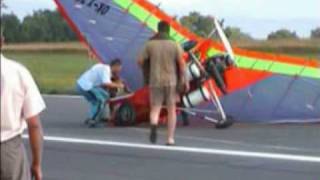 Avión ultraligero se estrella