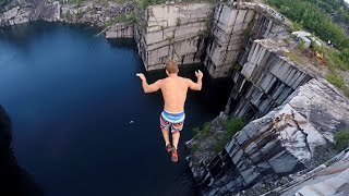 Asombrosos saltos de acantilado - Vermont