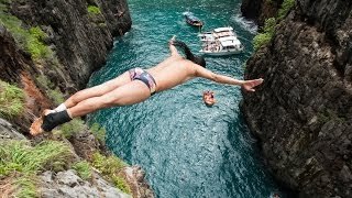 Clavado de 305 pies de altura