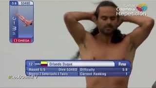 Salto espectacular para ganar oro