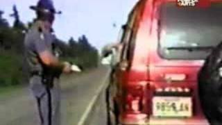 Conductor furioso con el guardia de tránsito