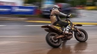 Supermoto Drifts, saltos y caídas 