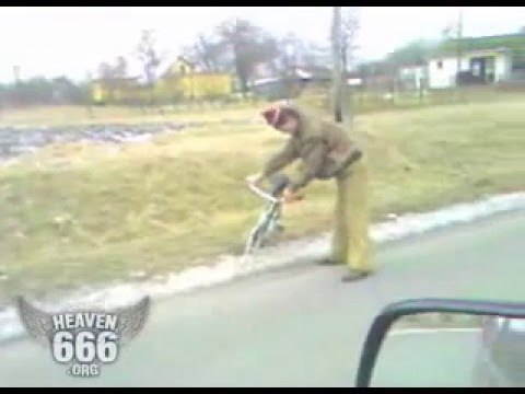 Borracho en bicicleta