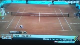 Los peores enojos del tenis