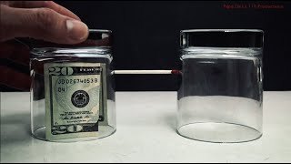 Saca el billete sin dejar caer el cerillo