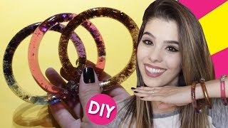 Cómo hacer pulseras con líquido brillante