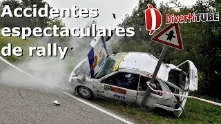 Espectaculares accidentes en rallys