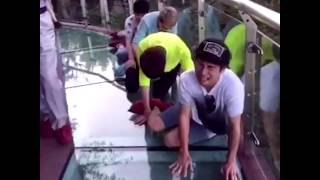 Personas con miedo a las alturas