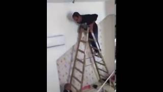 Caída desde una escalera