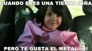Cuando eres bebé y te gusta el metal