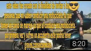 Caídas en moto