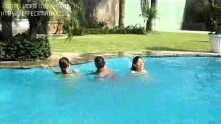 Práctica graciosa de Nado Sincronizado