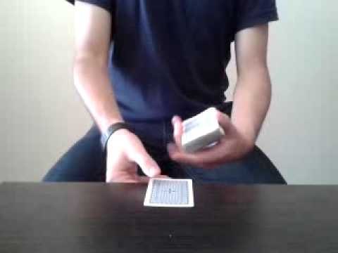 Trucos con la baraja. Adivinar una carta
