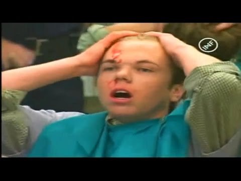 Broma de terror en la peluquería, 